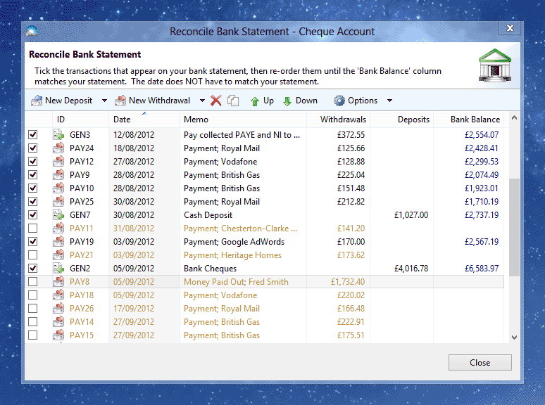 Bank Reconciliation